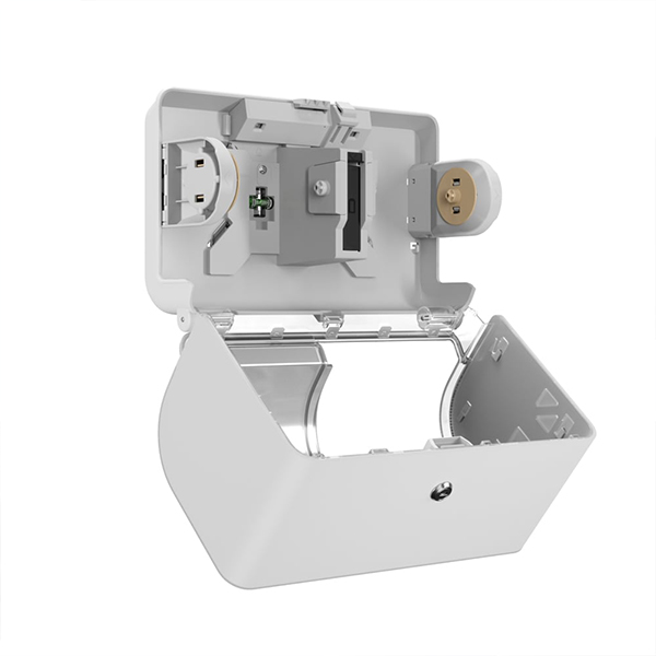 Icon Toilet Roll Dispenser With White Mosaic Faceplate 53945