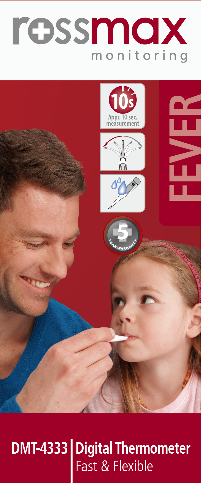 Rossmax Digital Oral Thermometer RMT4333