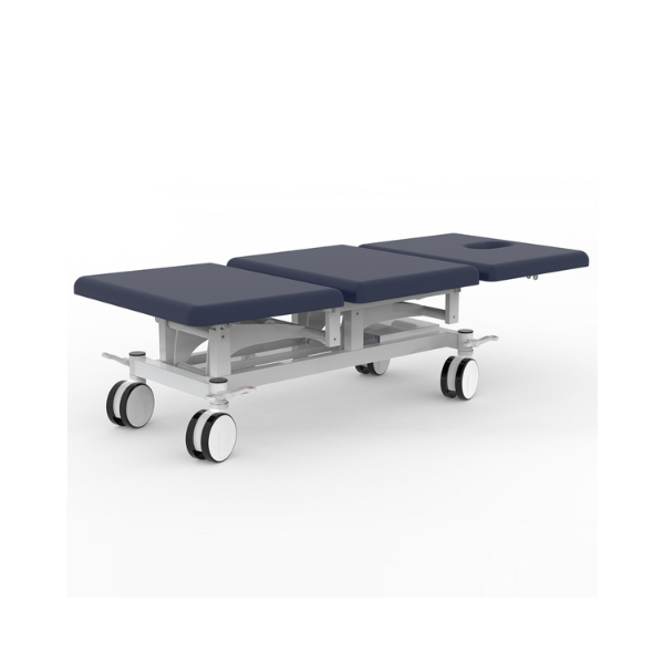 Pacific Medical Hi-Lo Bariatric Examination Couch 3 Section All Electric 80cm Wide  Lift Capacity 350Kg *Blue*