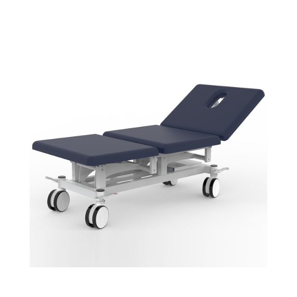Pacific Medical Hi-Lo Bariatric Examination Couch 3 Section All Electric 80cm Wide  Lift Capacity 350Kg *Blue*