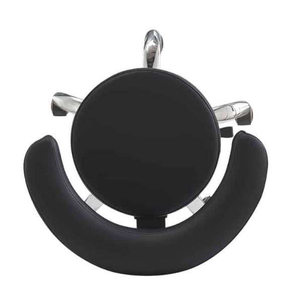 Task Medical Surgeon Stool With Armrest  Black