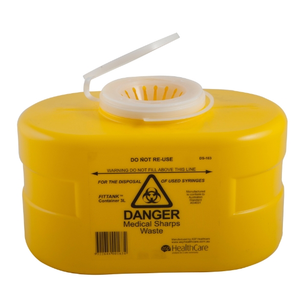 FitTank Sharps Collector 3 Litre