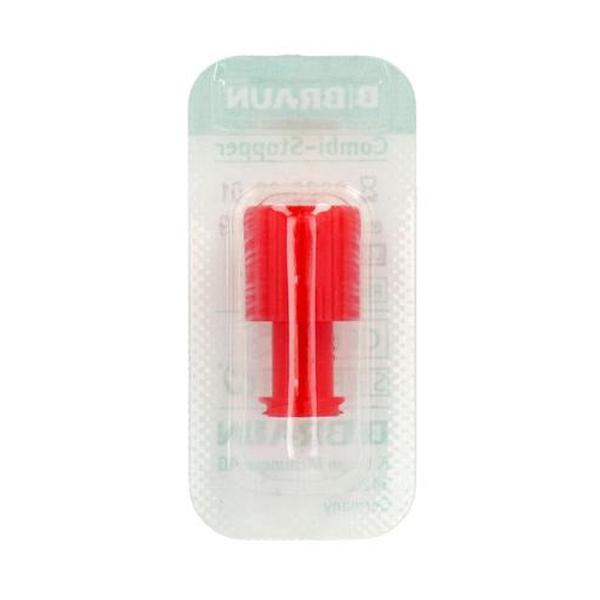 BRAUN COMBI STOPPERS (SYRINGE CAPS) RED 4495101  BOX-100