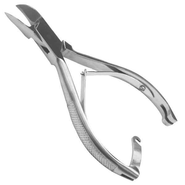 Armo Nail Nippers, Double Leaf Spring With Lock, Curved 16cm A1956 Each