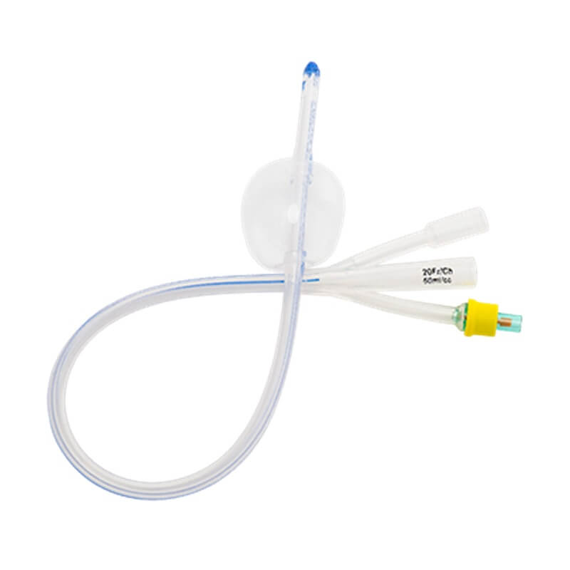 20Fr Foley Catheter Silicone 3 Way 43cm With 50ml Balloon UR013002 Box-10