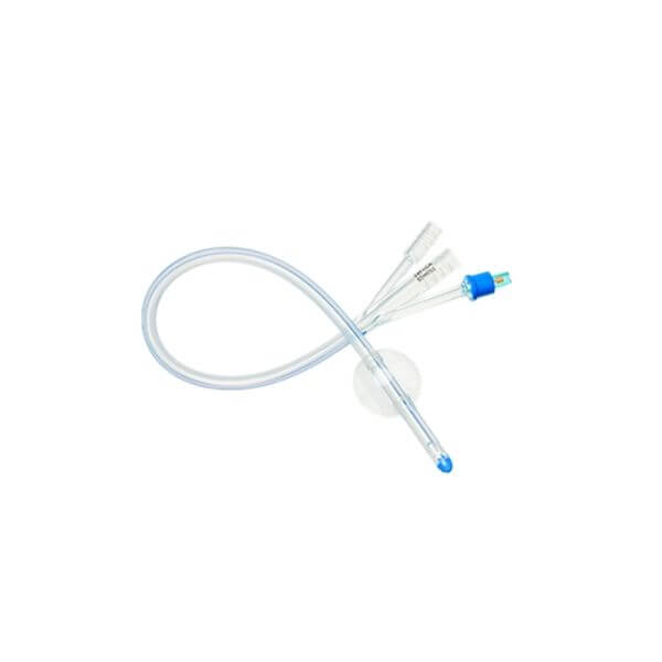 24Fr Foley Catheter Silicone 3 Way 43cm With 60ml Balloon UR013004