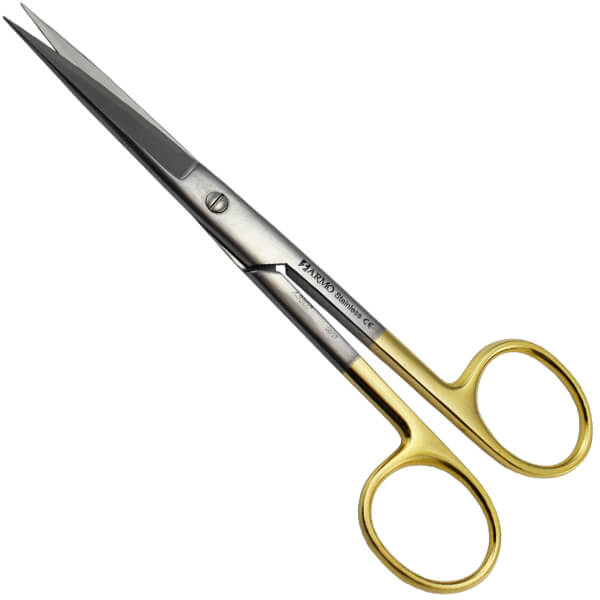 Armo Surgical Scissors Tungsten Carbide Sharp/Sharp Straight 14cm A3307 EACH