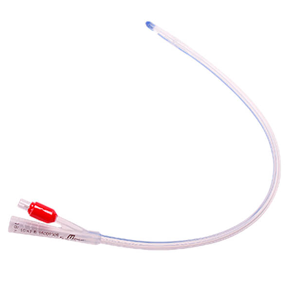18Fr Foley Catheter Silicone 2 Way 40cm With 10ml Balloon UR011003 Each