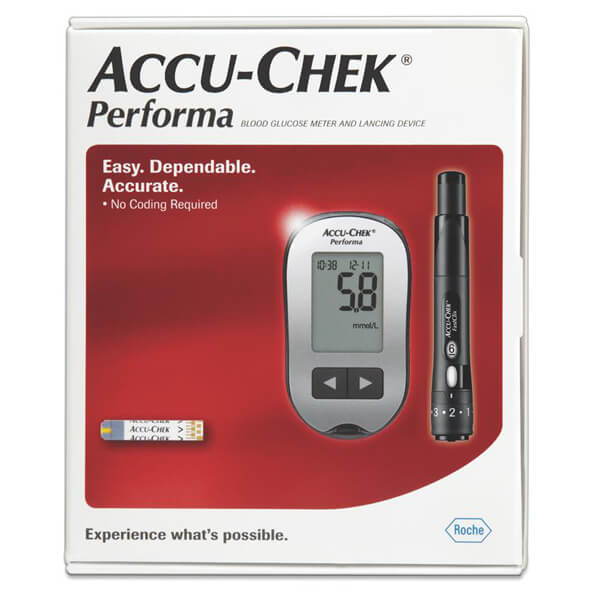 Accu-Chek Performa Blood Glucose Meter (No Test Strips Included) Each