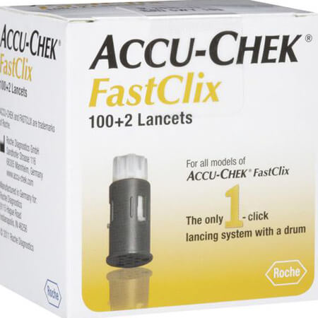 ACCU-CHEK FASTCLIX LANCETS 5981174001 PACK-102