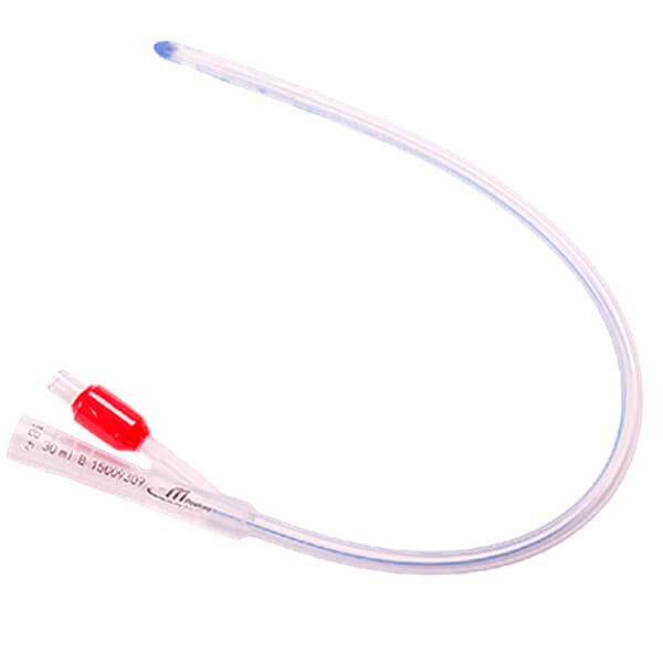 18Fr Foley Catheter Silicone 2 Way 40cm With 30ml Balloon UR011017 Each