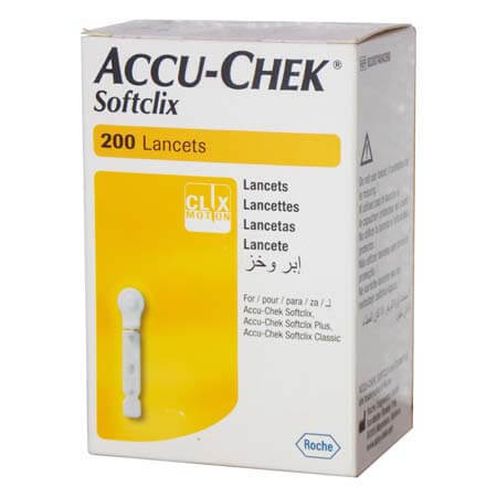 ACCU-CHEK SOFTCLIX LANCETS 3307484200 BOX-200
