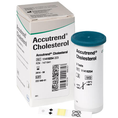 ACCUTREND CHOLESTEROL STRIPS 11418254223 PACK-5