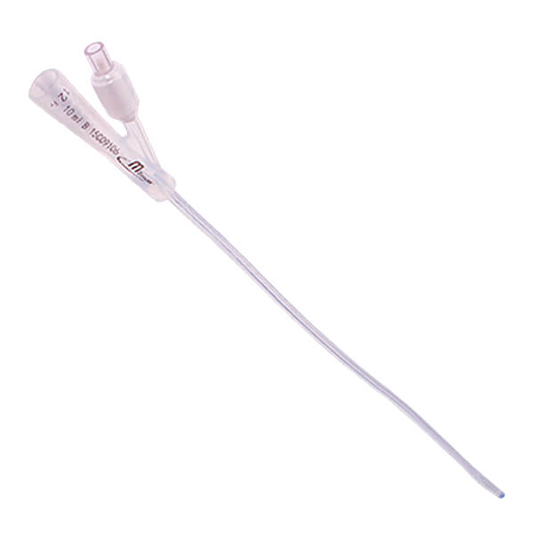 12Fr Foley Catheter Silicone 2 Way  40cm With 10ml Balloon UR011000 Each
