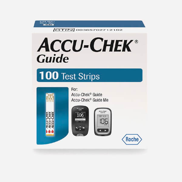 ACCU-CHEK GUIDE TEST STRIPS 07453744020 BOX-100