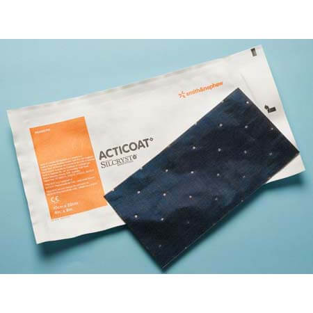 ACTICOAT SILVER 3 DAY ANTIMICROBIAL BARRIER DRESSING 10x10CM 66000789 ****SINGLE SHEET****