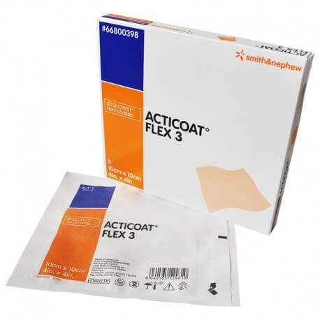 ACITICOAT Flex 3 (3 DAY) Antimicrobial Barrier Dressing 10x10cm 66800398 Box-5