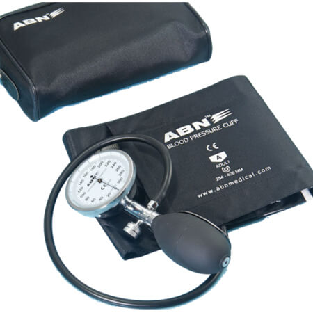 ABN PALM HELD ANEROID SPHYGMOMANOMETER ONE HAND OPERATION SGAS-071 EACH